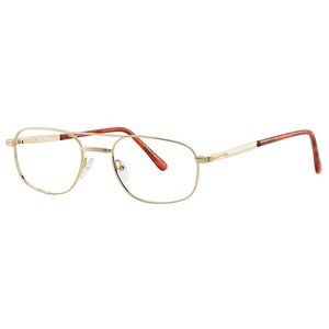 Fundamentals F201 Eyeglasses Gold 55mm